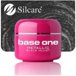 metallic 50 Black Velvet base one żel kolorowy gel kolor SILCARE 5 g